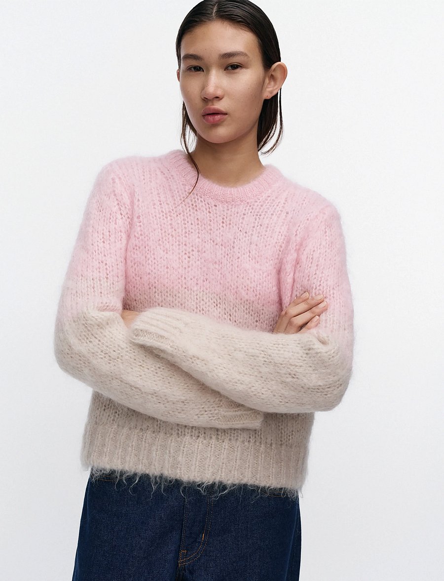 Marimekko - VIIPOTTAA HENNIKA - kampsunid - off white, light pink - 3