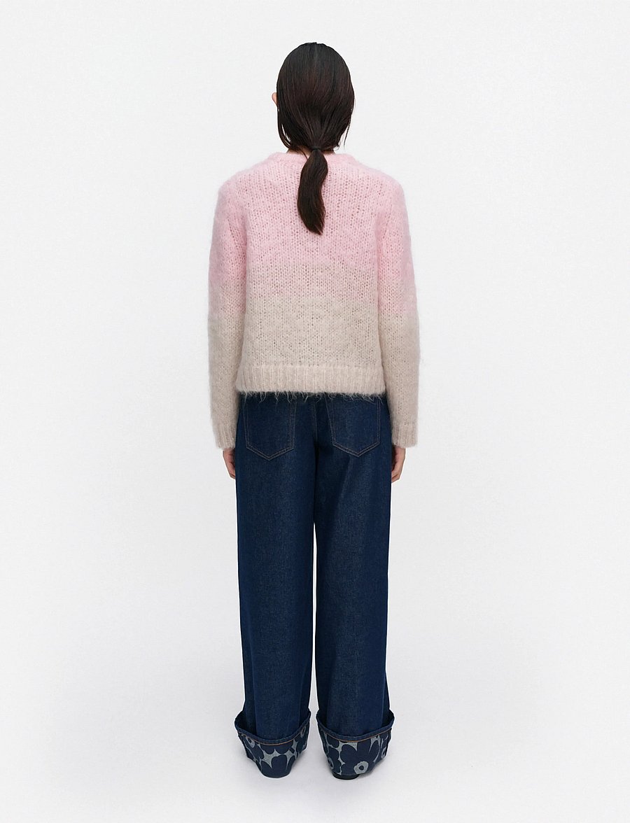 Marimekko - VIIPOTTAA HENNIKA - kampsunid - off white, light pink - 4
