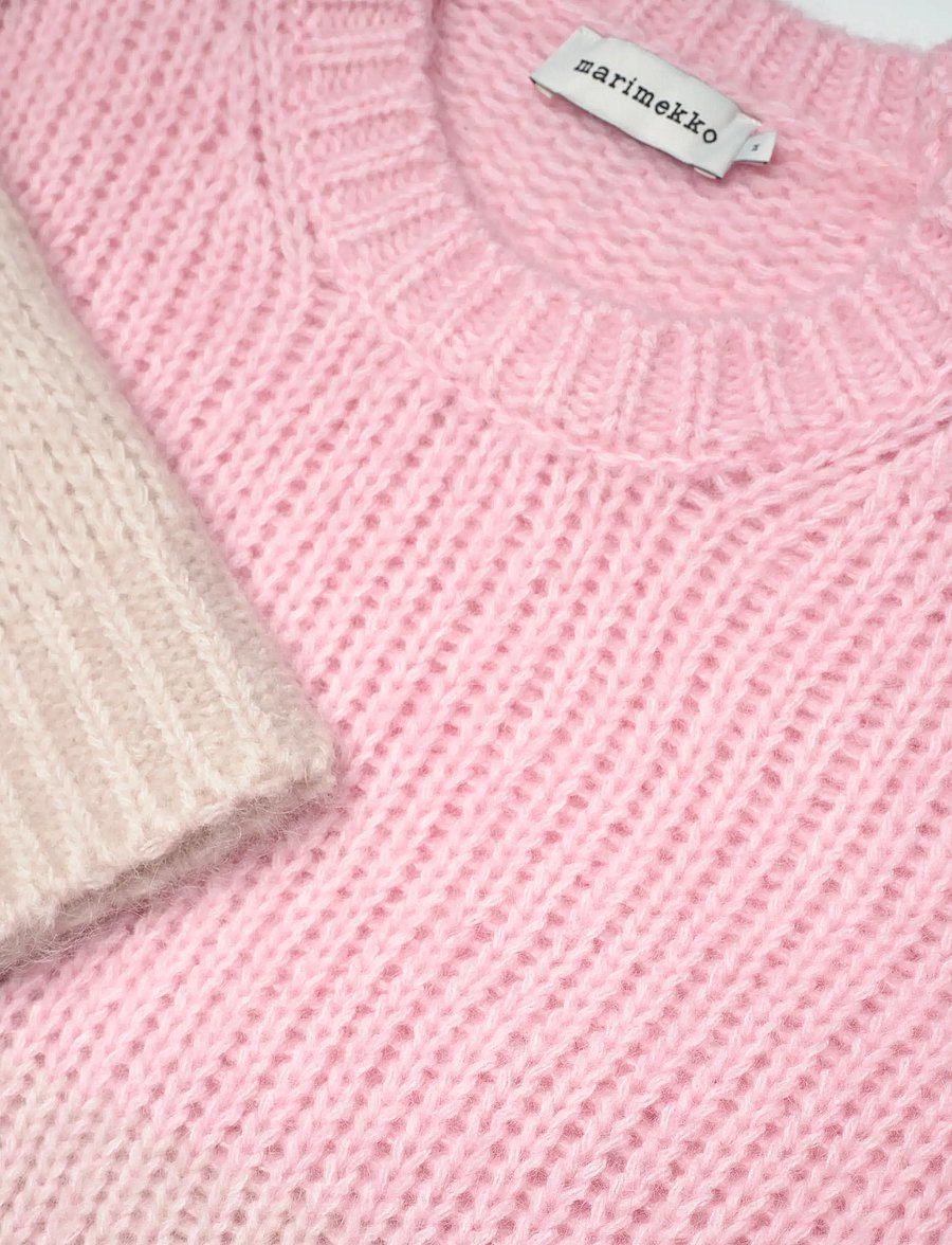 Marimekko - VIIPOTTAA HENNIKA - kampsunid - off white, light pink - 5