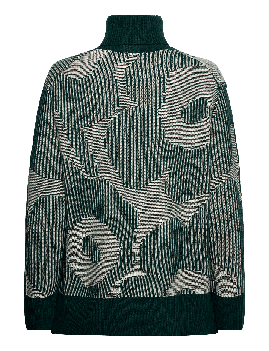 Marimekko - RWS VÄRÄHTELY UNIKKO - jumpers - dark green, off white - 2