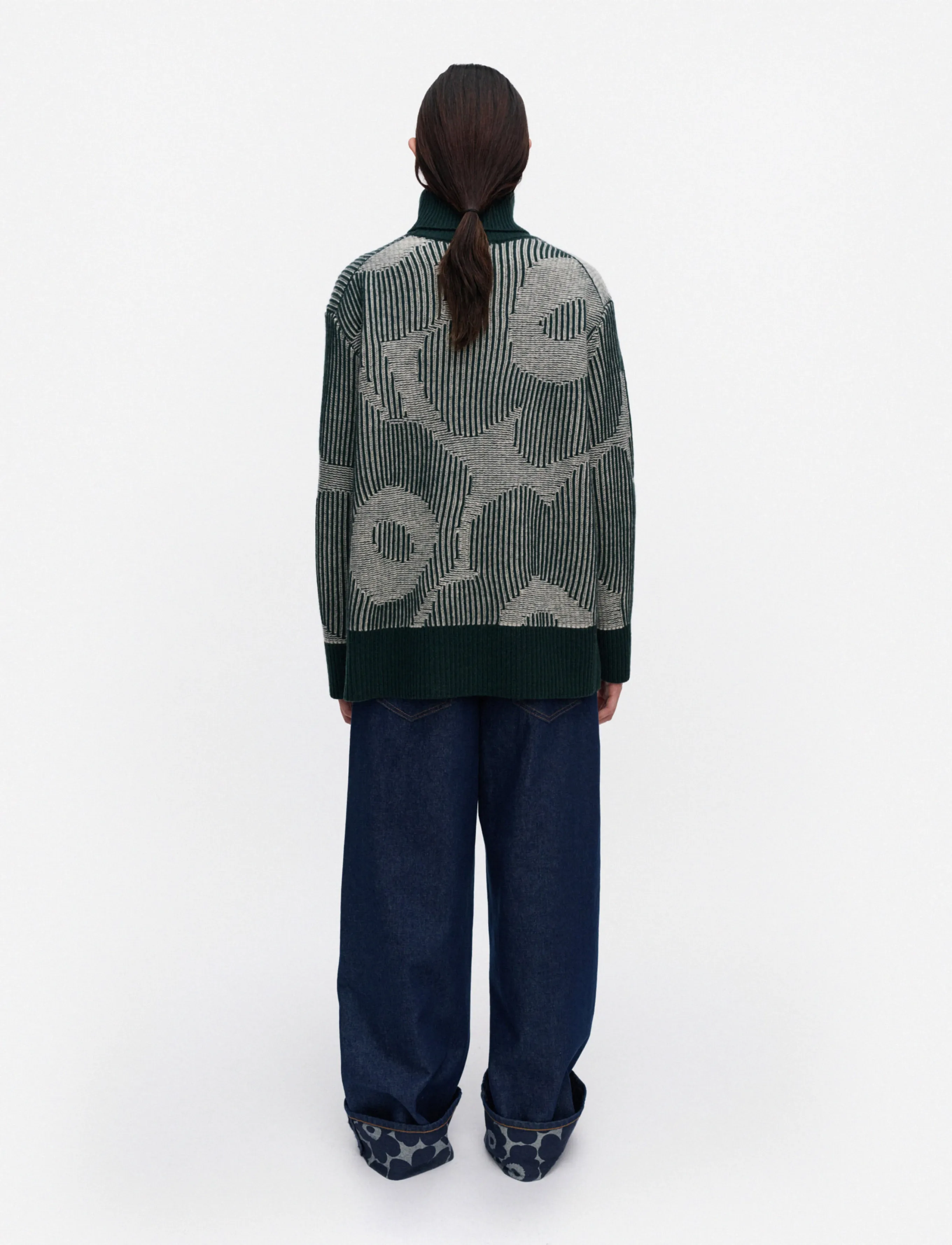 Marimekko Rws Värähtely Unikko stickade tröjor dam – bild 3