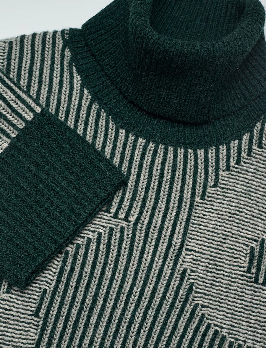 Marimekko - RWS VÄRÄHTELY UNIKKO - jumpers - dark green, off white - 5