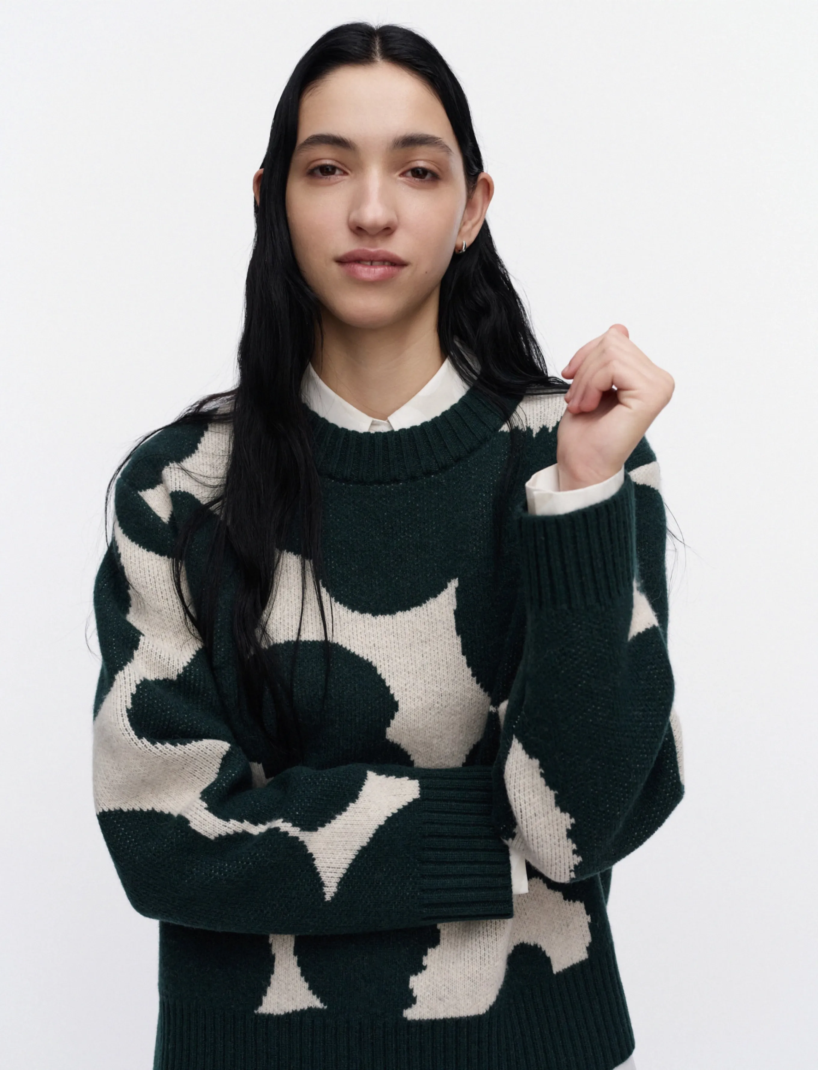 Marimekko - RWS VIRTAUS UNIKKO - dark green, off white - 3