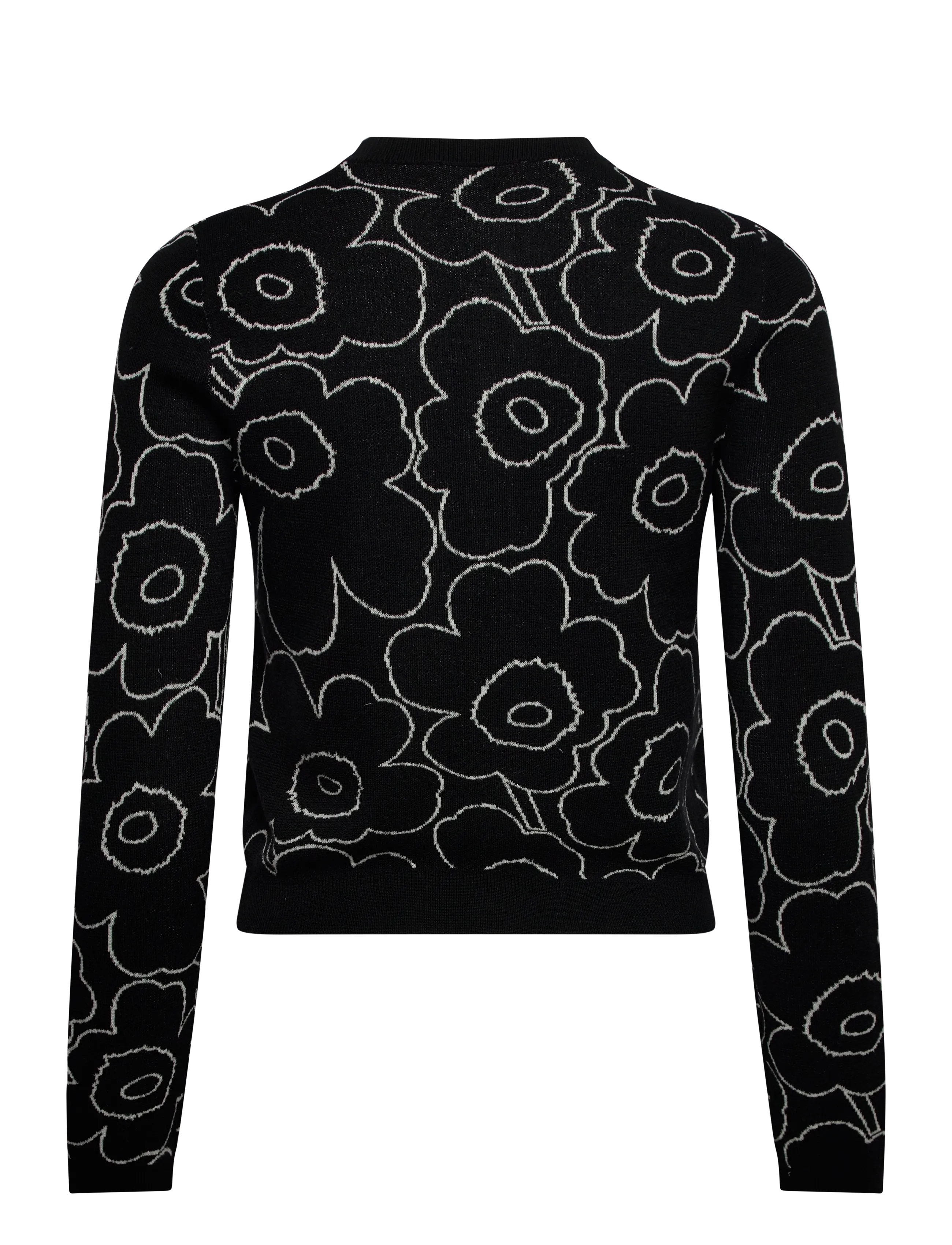 Marimekko - VILLI PIIRTO UNIKKO - strickjacken - black, off white - 2