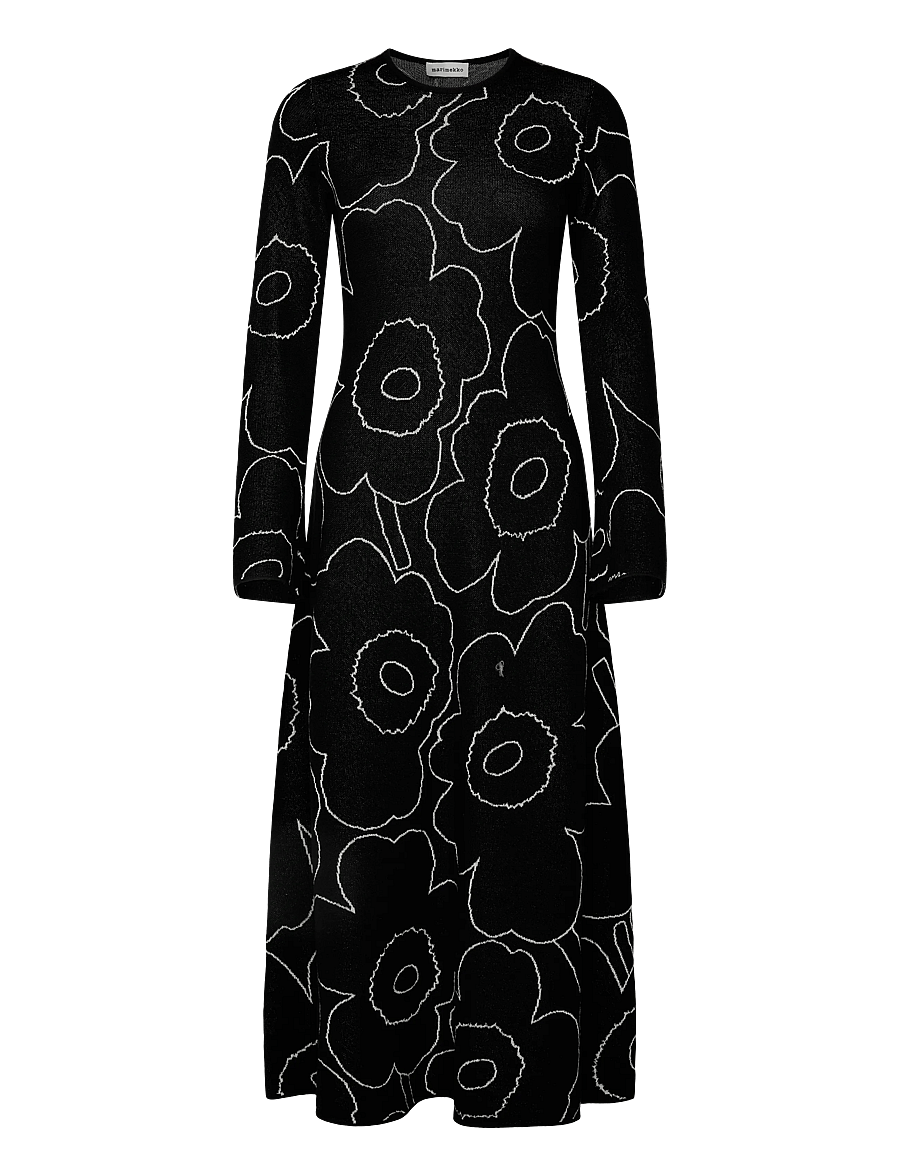 Marimekko - TAKAISIN PIIRTO UNIKKO - black, off white - 1