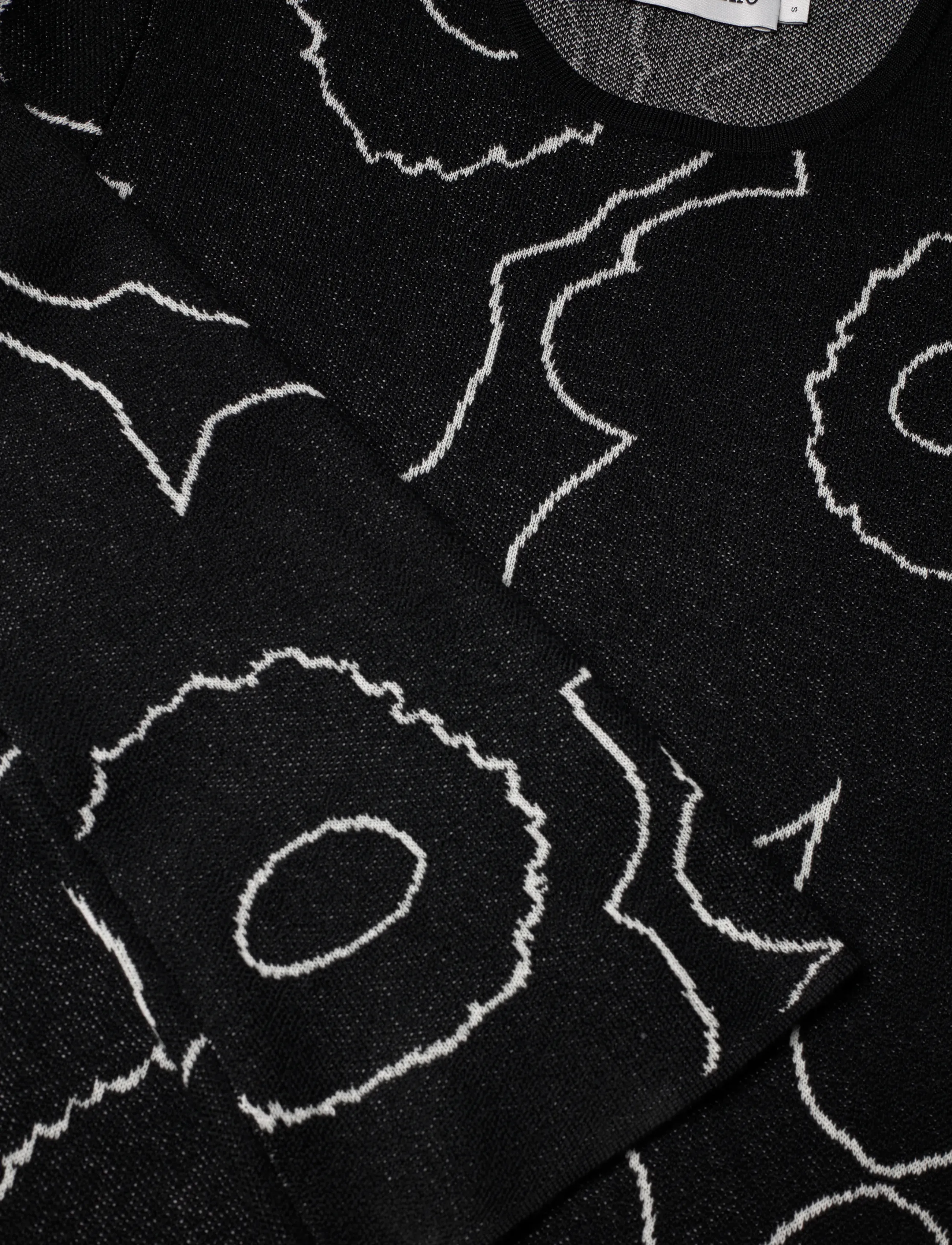 Marimekko - TAKAISIN PIIRTO UNIKKO - black, off white - 5