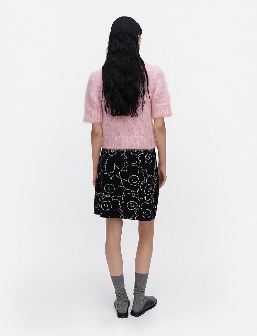 Marimekko - VAPAUS PIIRTO UNIKKO - kootud seelikud - black, off white - 4