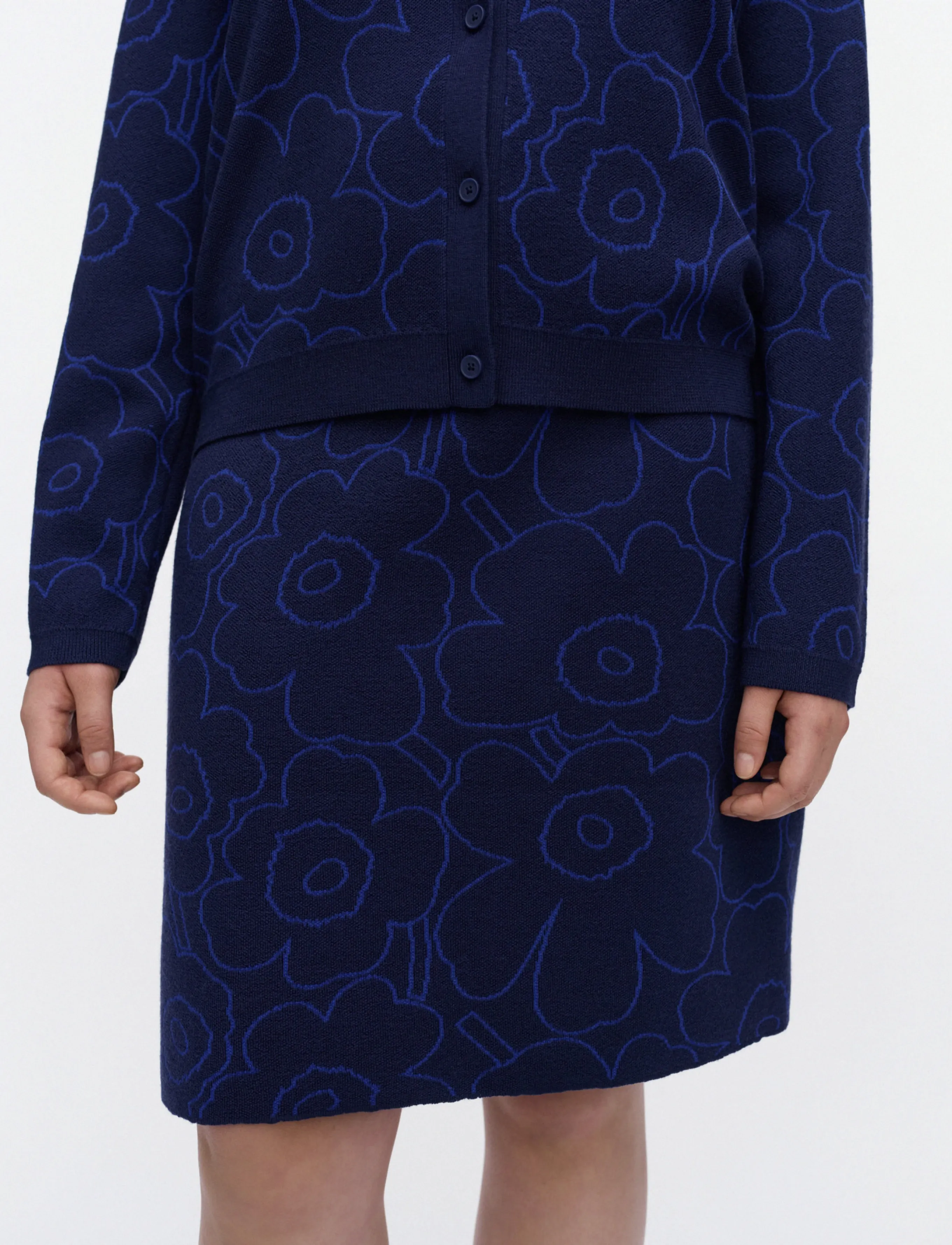 Marimekko - VAPAUS PIIRTO UNIKKO - dark navy, bright blue - 3