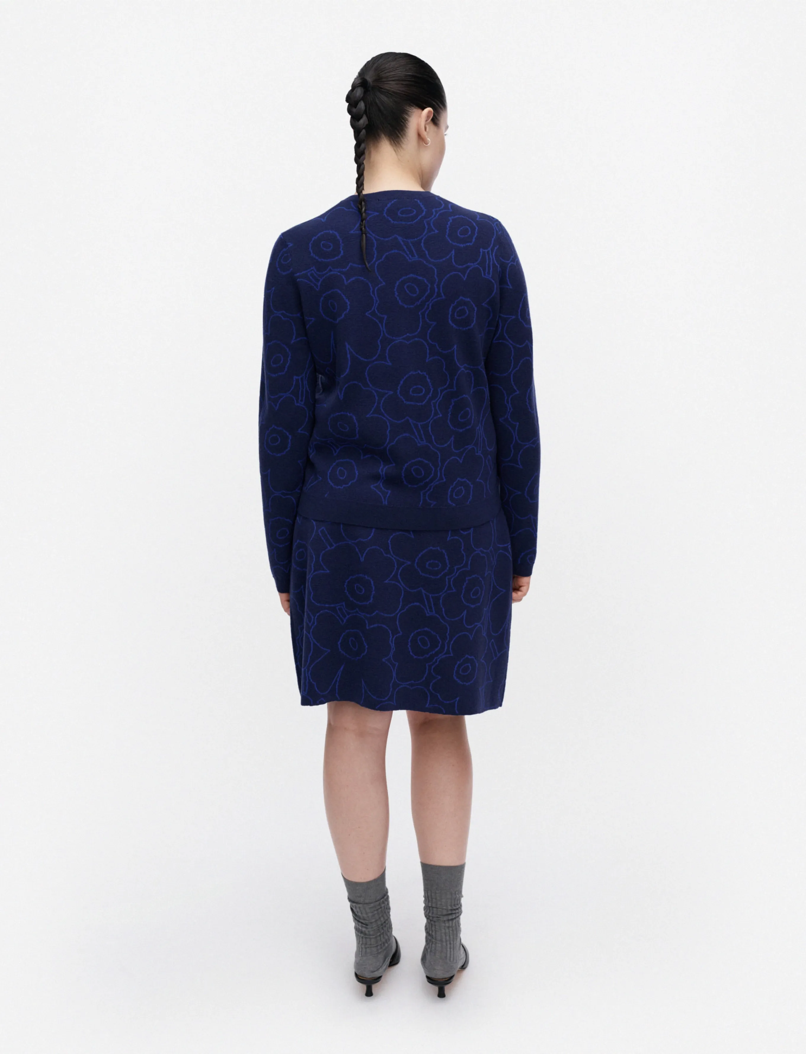 Marimekko - VAPAUS PIIRTO UNIKKO - dark navy, bright blue - 4