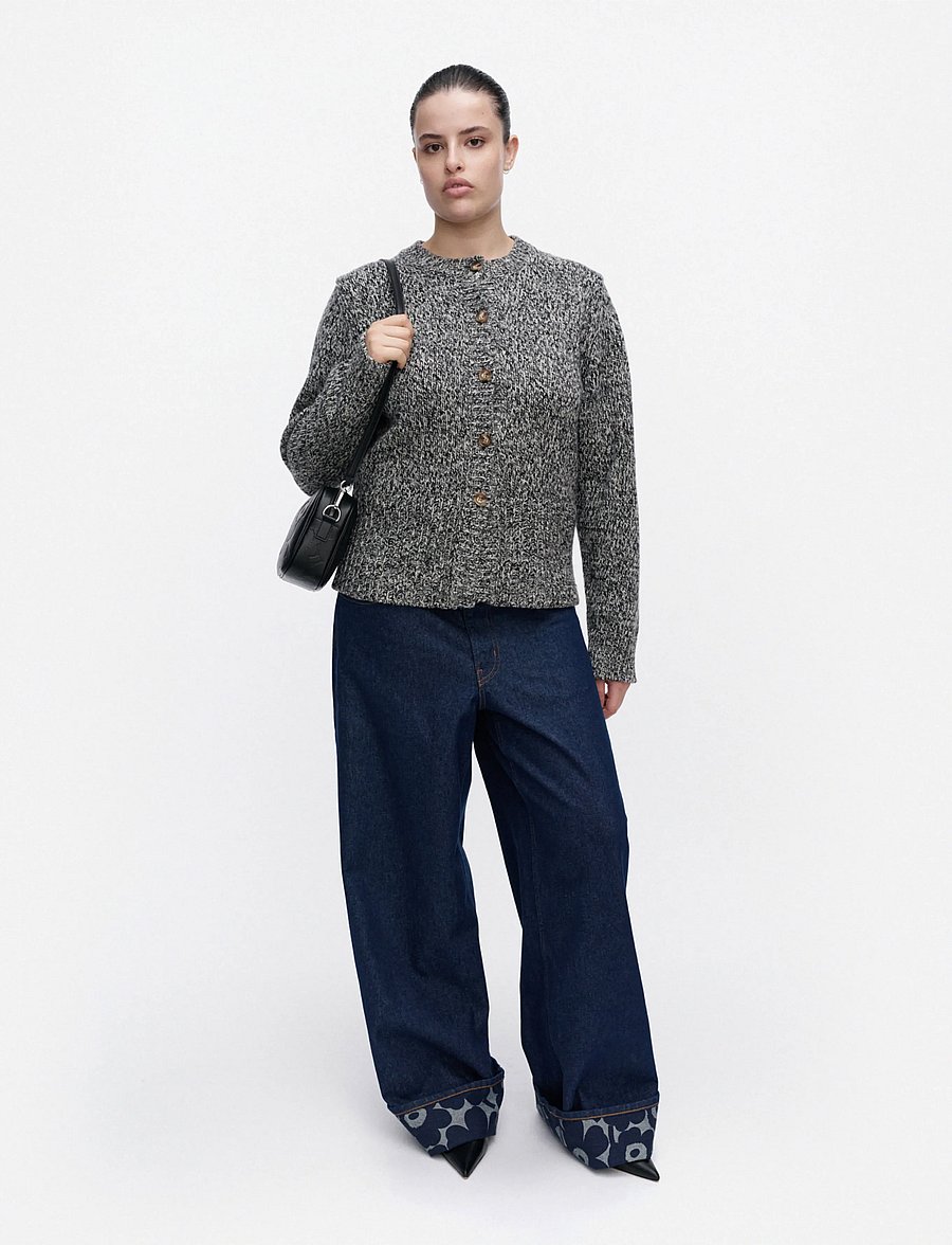 Marimekko - HÄSSÄKKÄ - cardigans - off white, black - 0