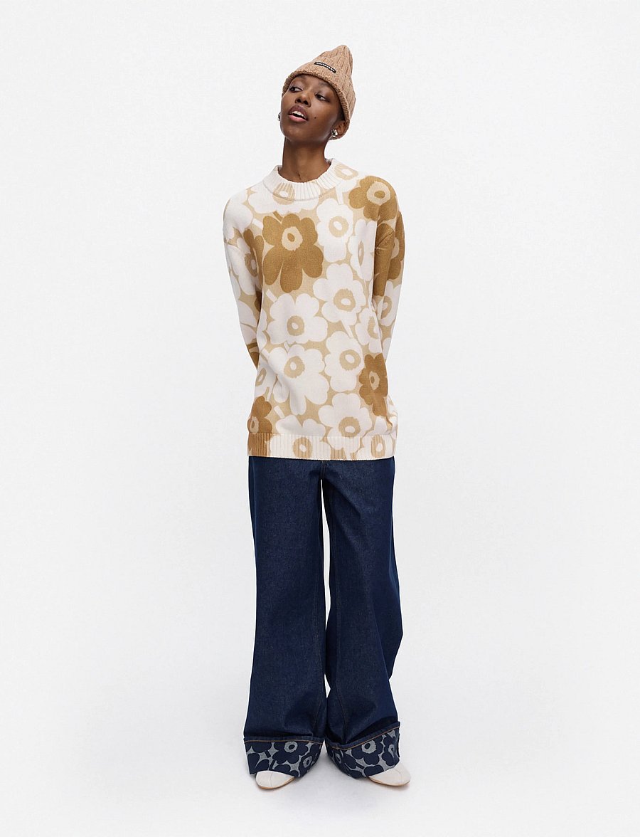 Marimekko - PUUTERI UNIKKO - jumpers - off white, beige, brown - 0