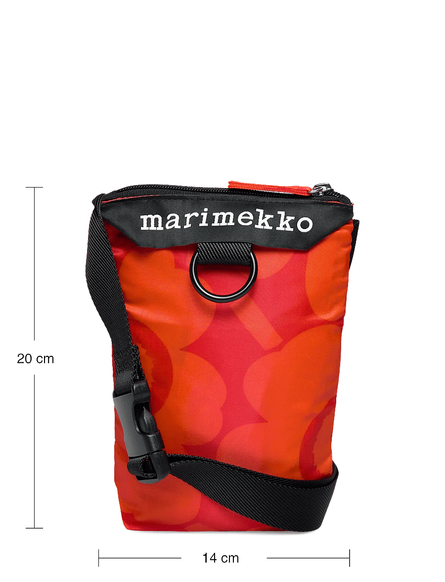 Marimekko - NEAT PHONE POCKET UNIKKO - crossbody bags - red, red - 4