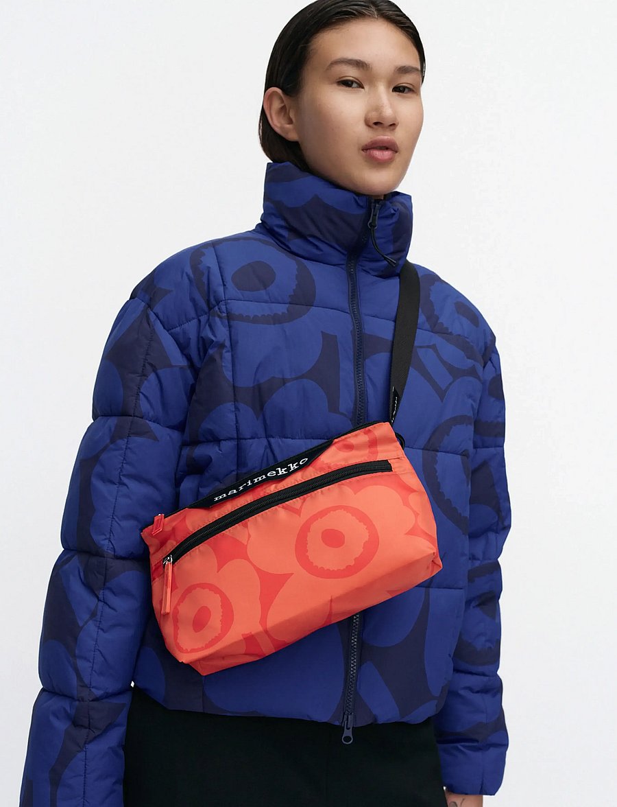 Marimekko - NEAT CROSSBODY UNIKKO S - crossbody bags - red, red - 0