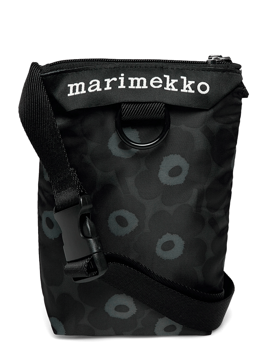 Marimekko - NEAT PHONE POCKET UNIKKO - umhängetaschen - black, dark grey - 1
