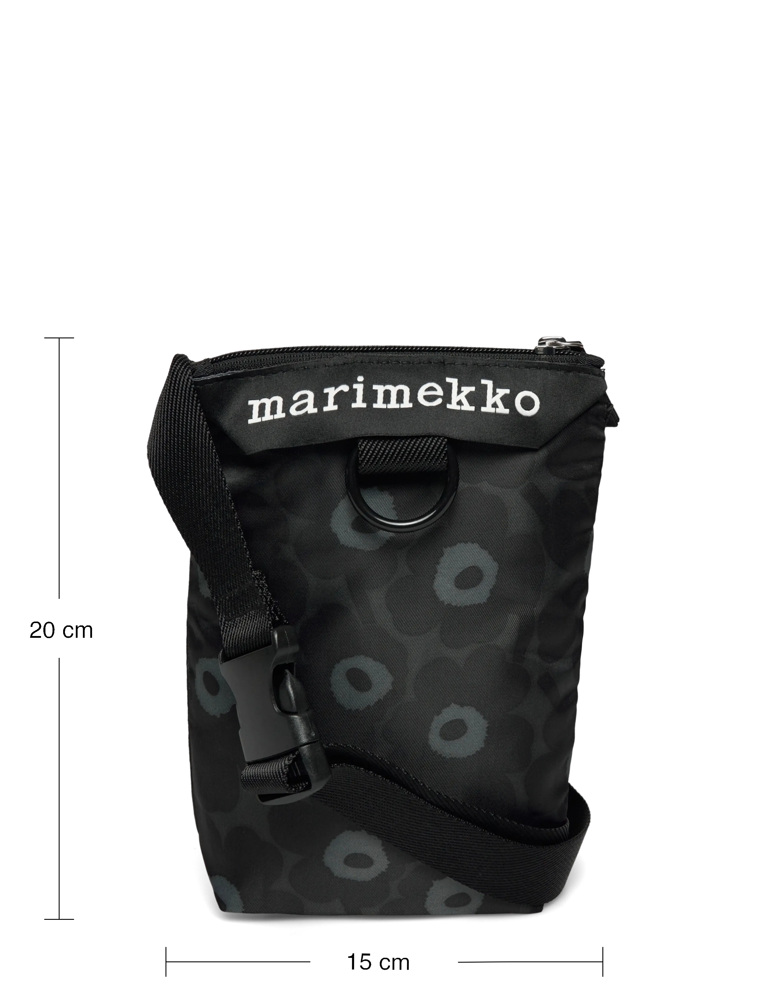 Marimekko - NEAT PHONE POCKET UNIKKO - umhängetaschen - black, dark grey - 4