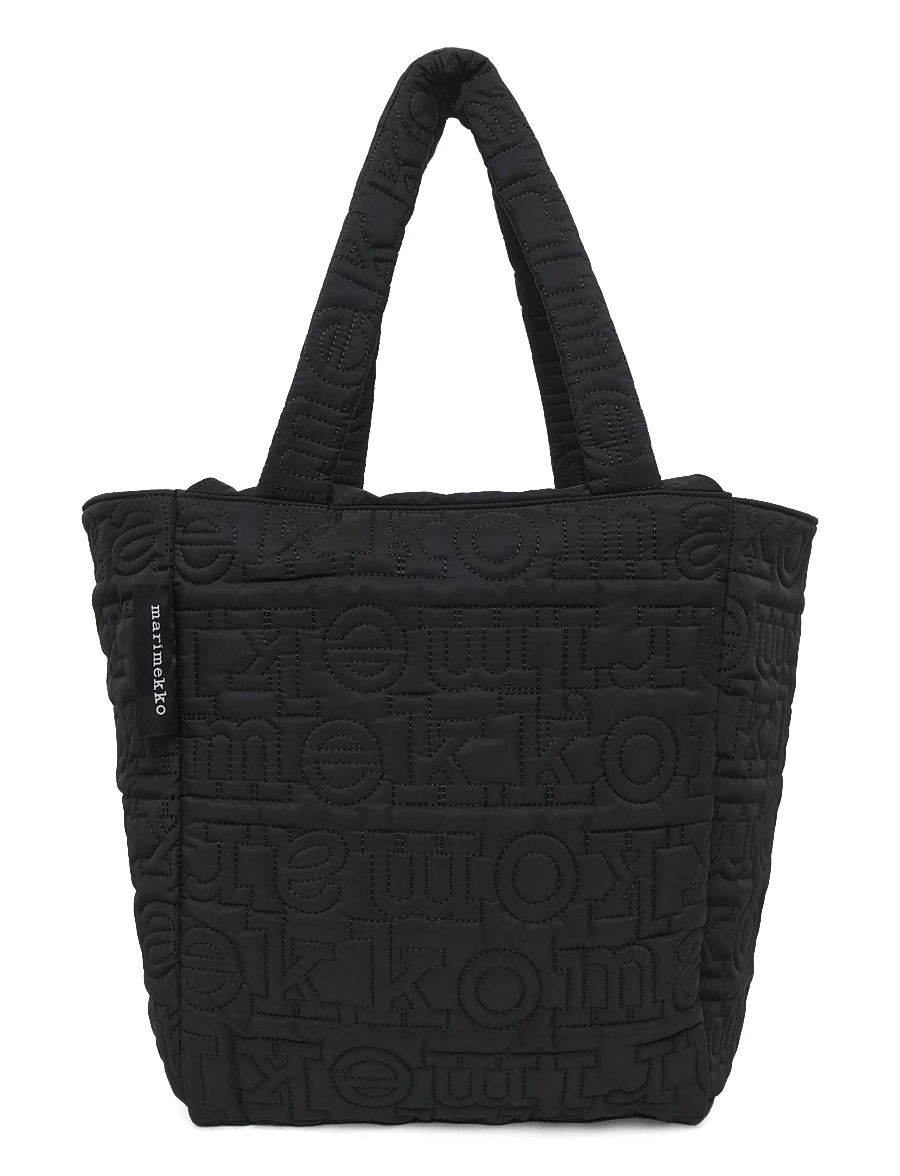 Marimekko - JOY TOTE M LOGO - kandekotid - black - 1