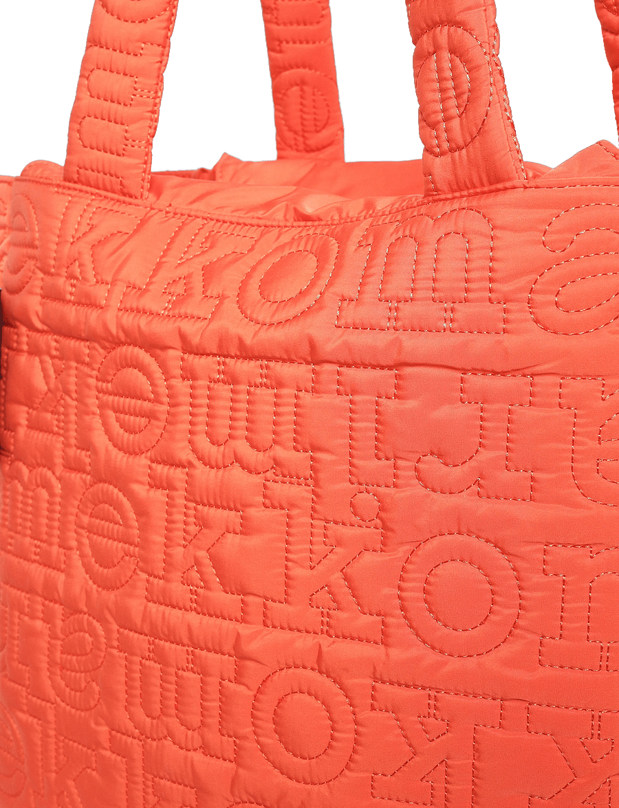 Marimekko - JOY TOTE M LOGO - tote bags - red - 3