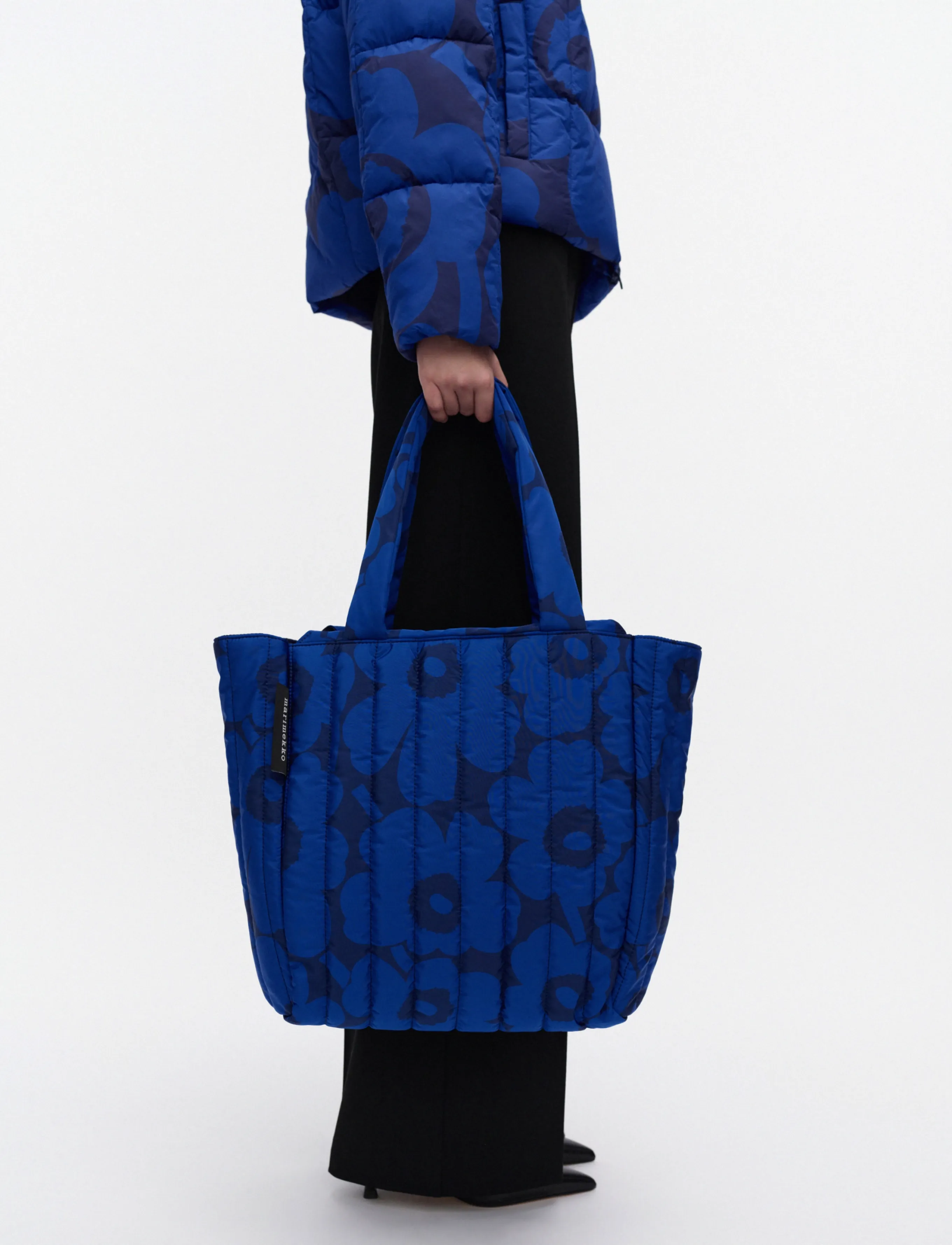 Marimekko - JOY TOTE M UNIKKO - blue, dark blue - 0