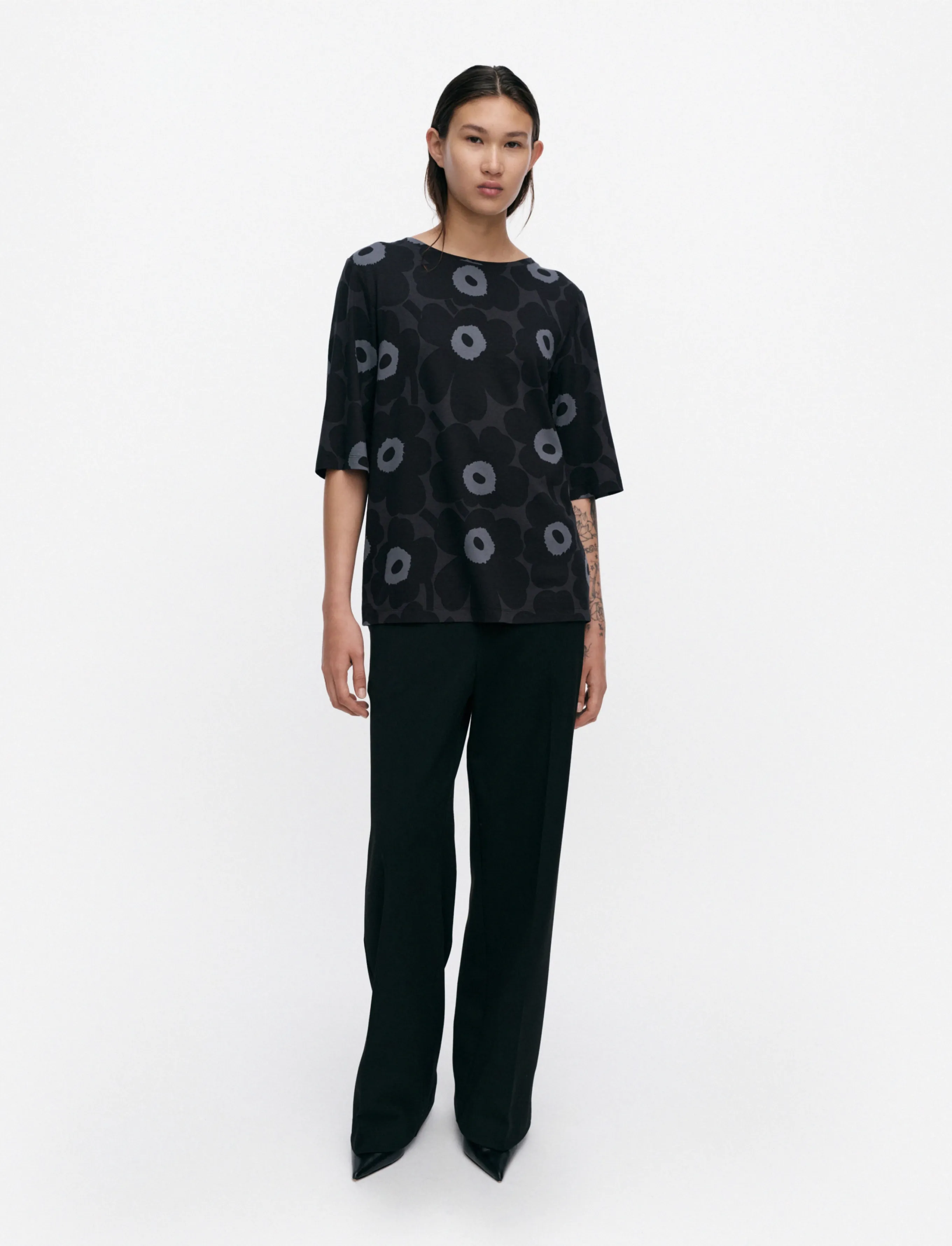 Marimekko - KOLLAASI UNIKKO - black, dark grey, grey - 0