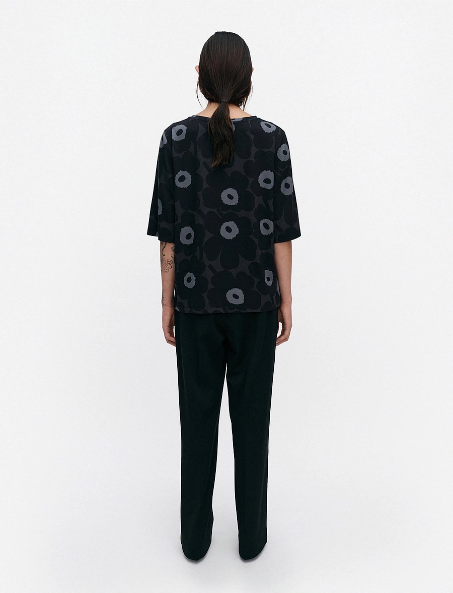 Marimekko - KOLLAASI UNIKKO - t-shirts - black, dark grey, grey - 4