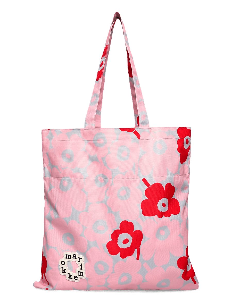 Marimekko - METKA MINI UNIKKO - shoppers - light pink, grey, red - 1