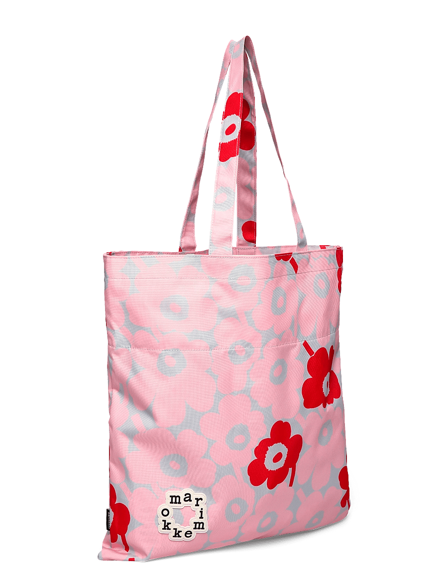 Marimekko - METKA MINI UNIKKO - shoppers - light pink, grey, red - 3