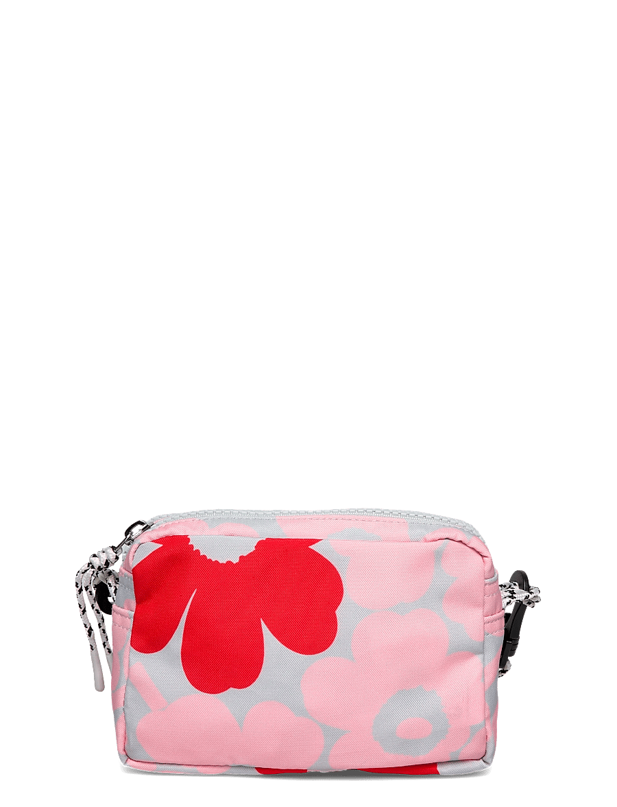 Marimekko - ILOISA MINI UNIKKO - crossbody bags - light pink, grey, red - 2