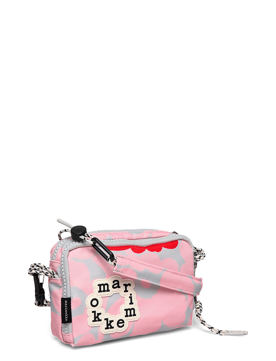 Marimekko - ILOISA MINI UNIKKO - crossbody bags - light pink, grey, red - 3