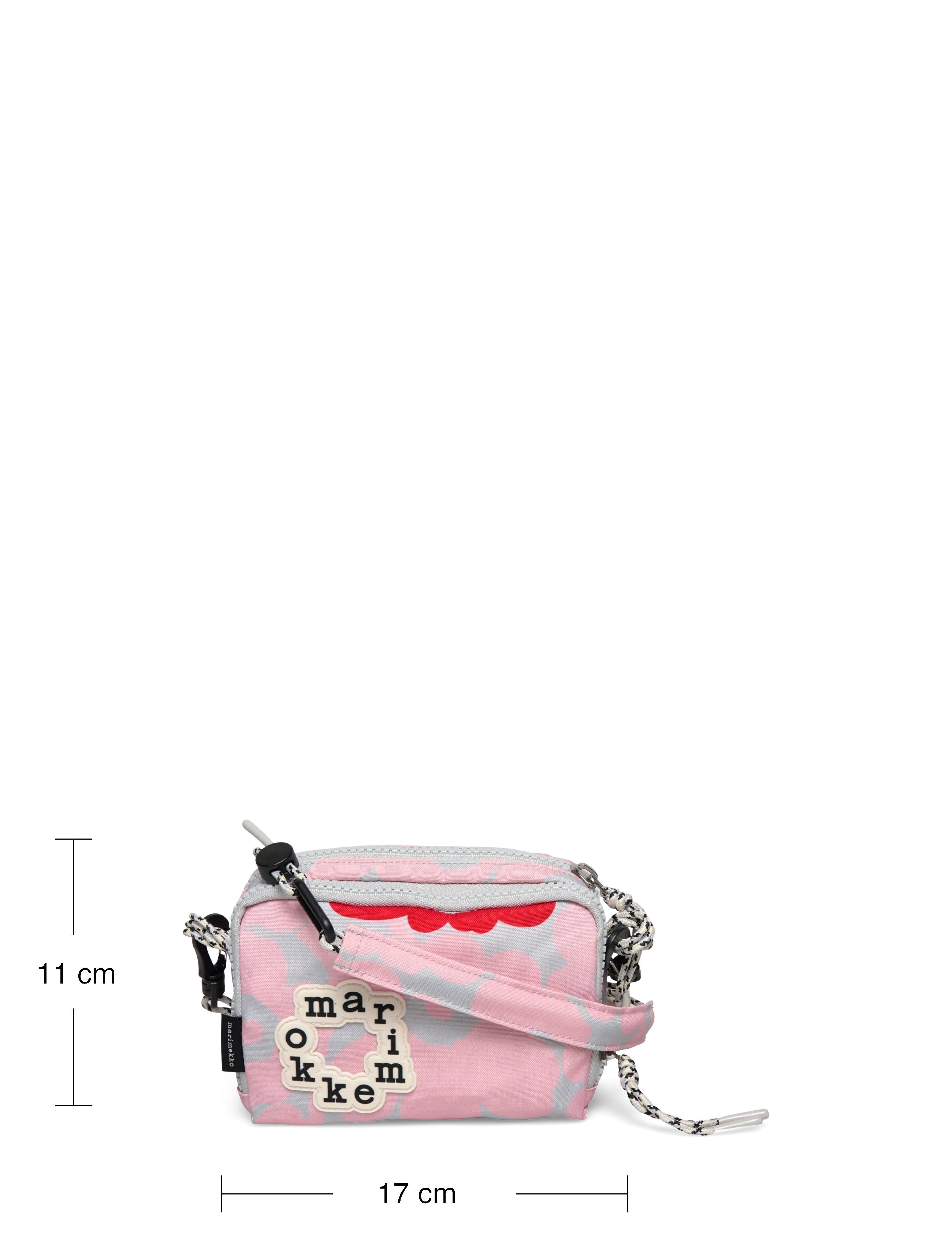 Marimekko - ILOISA MINI UNIKKO - light pink, grey, red - 4