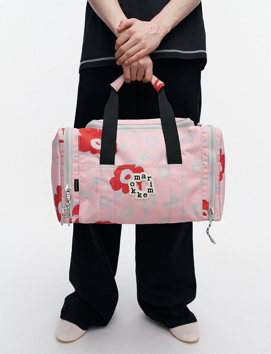 Marimekko - TSUFE MINI UNIKKO - mode trends - light pink, grey, red - 0