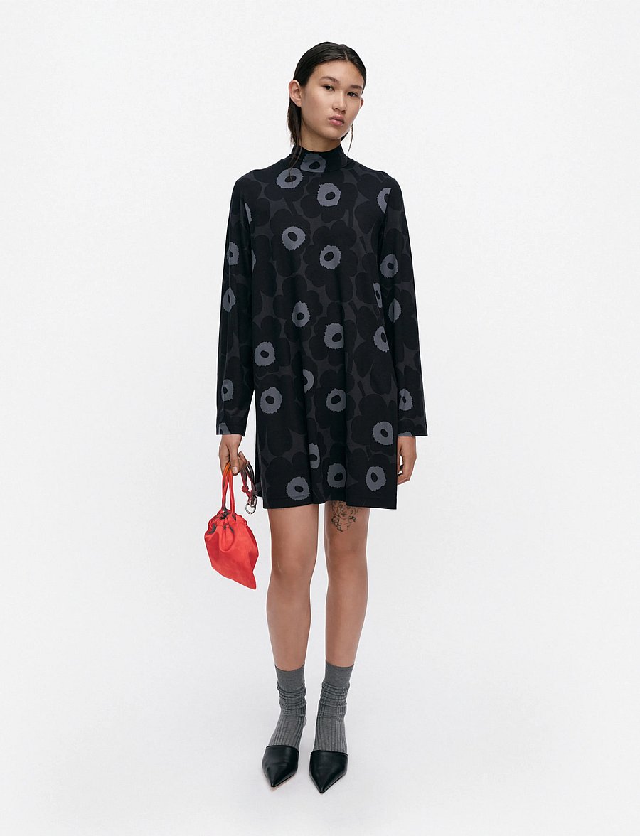 Marimekko - TUSKIN UNIKKO - korta klänningar - black, dark grey, grey - 0