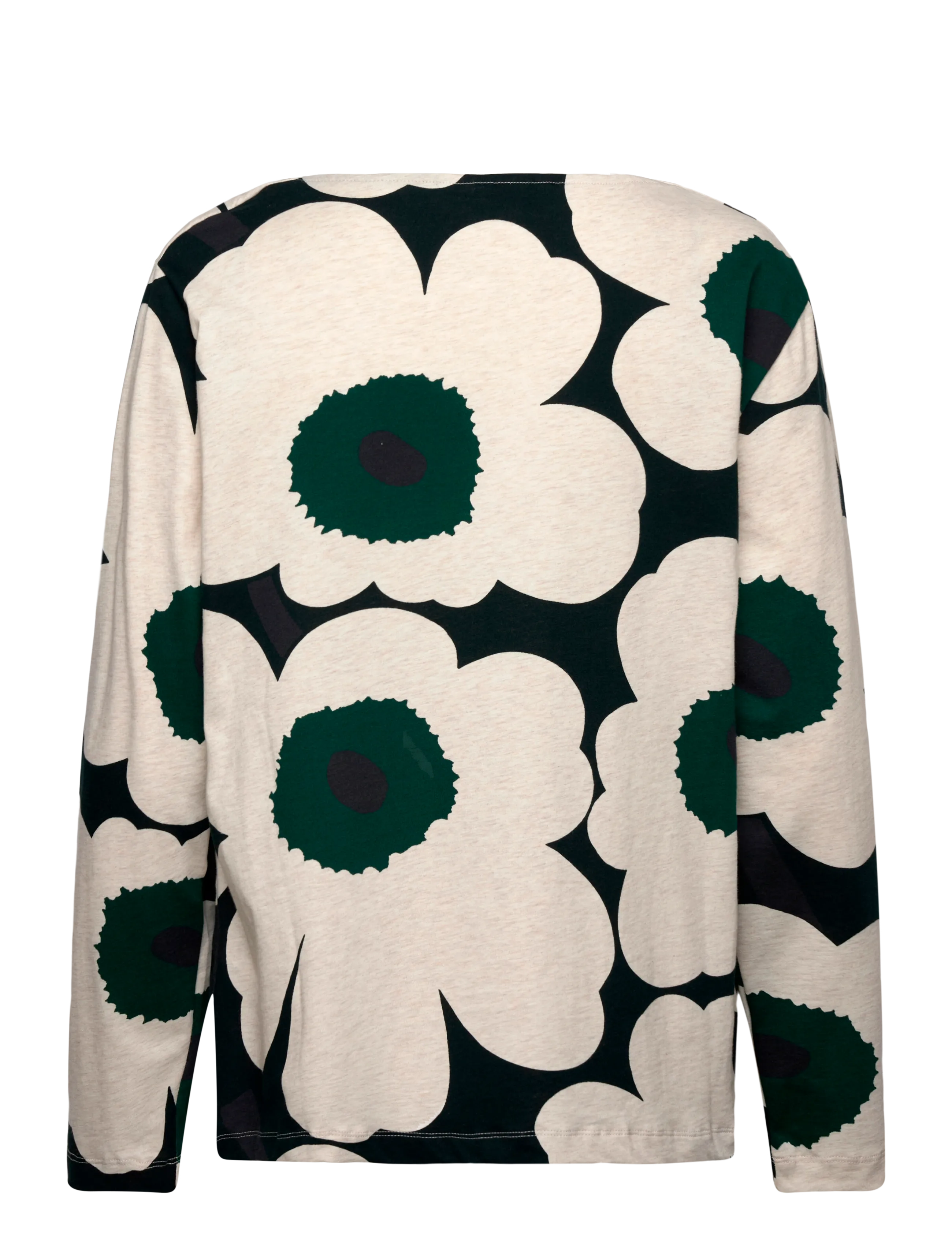 Marimekko - HULJUA UNIKKO - dark green, beige melange - 2