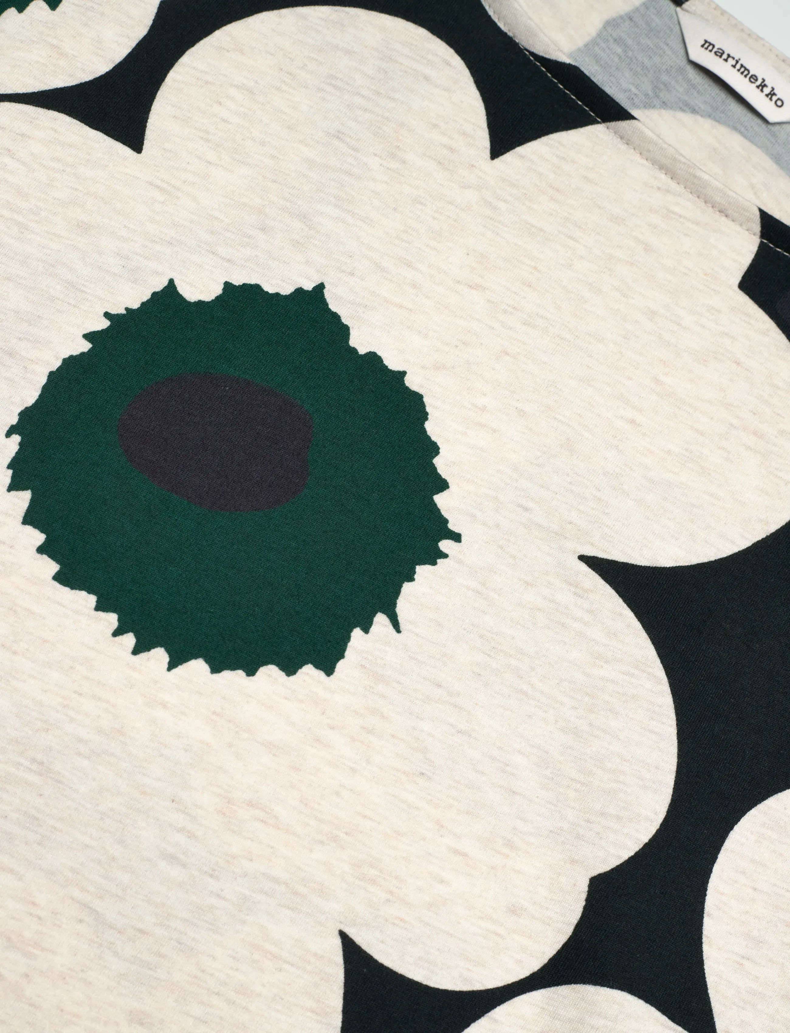 Marimekko - HULJUA UNIKKO - dark green, beige melange - 5