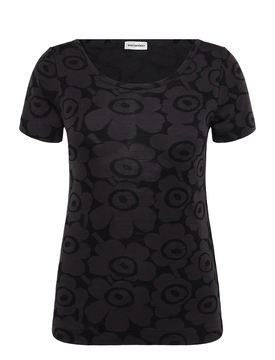 Marimekko - LIITUMA UNIKKO - t-shirts - black, dark grey - 1