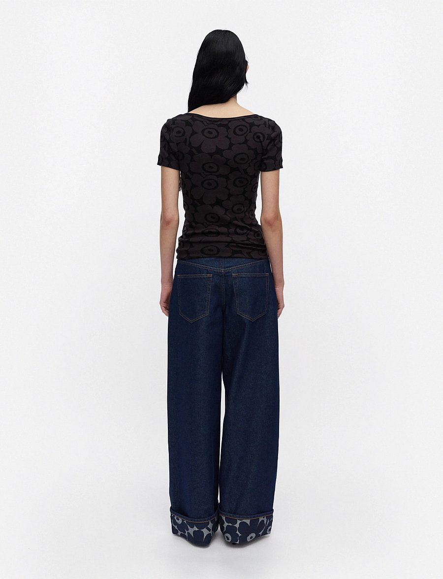 Marimekko - LIITUMA UNIKKO - t-shirts - black, dark grey - 4