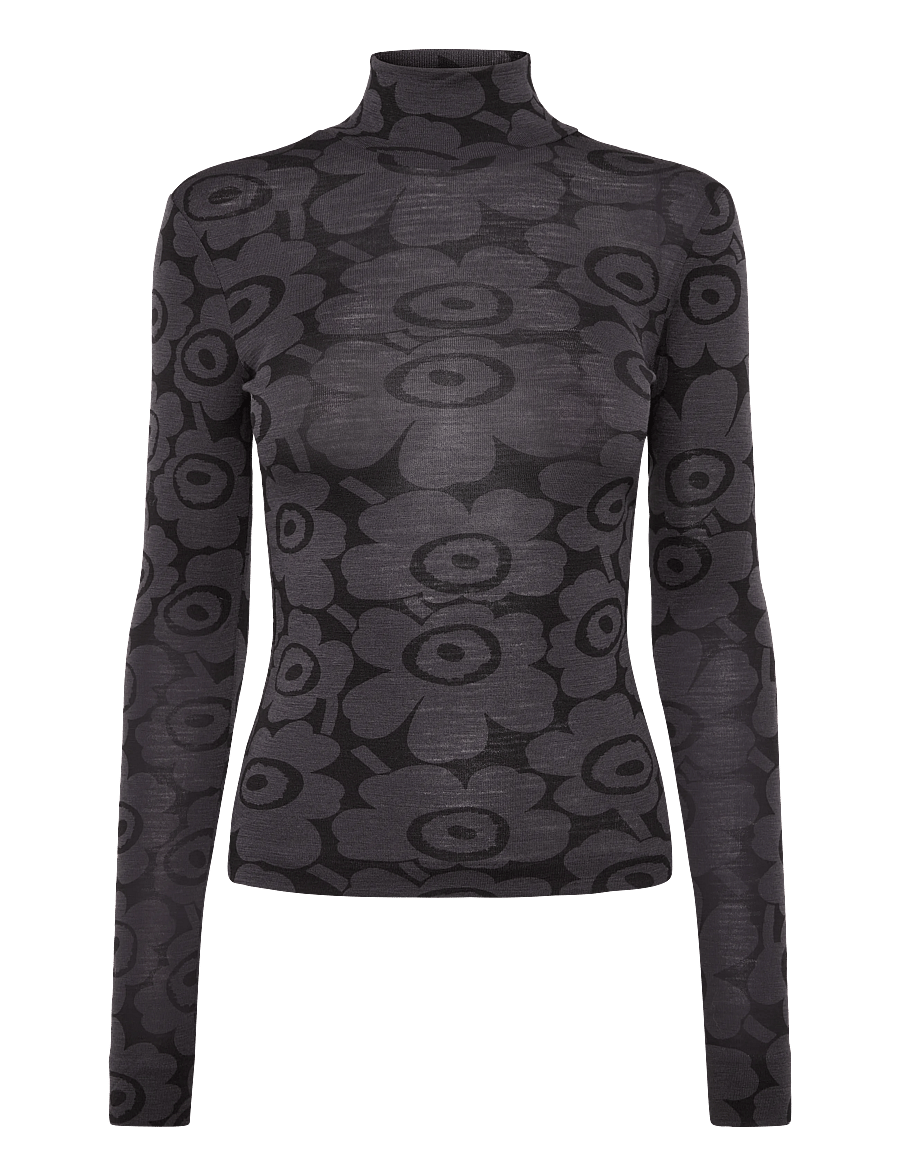 Marimekko - VILPOTUS UNIKKO - strikkegensere - black, dark grey - 1