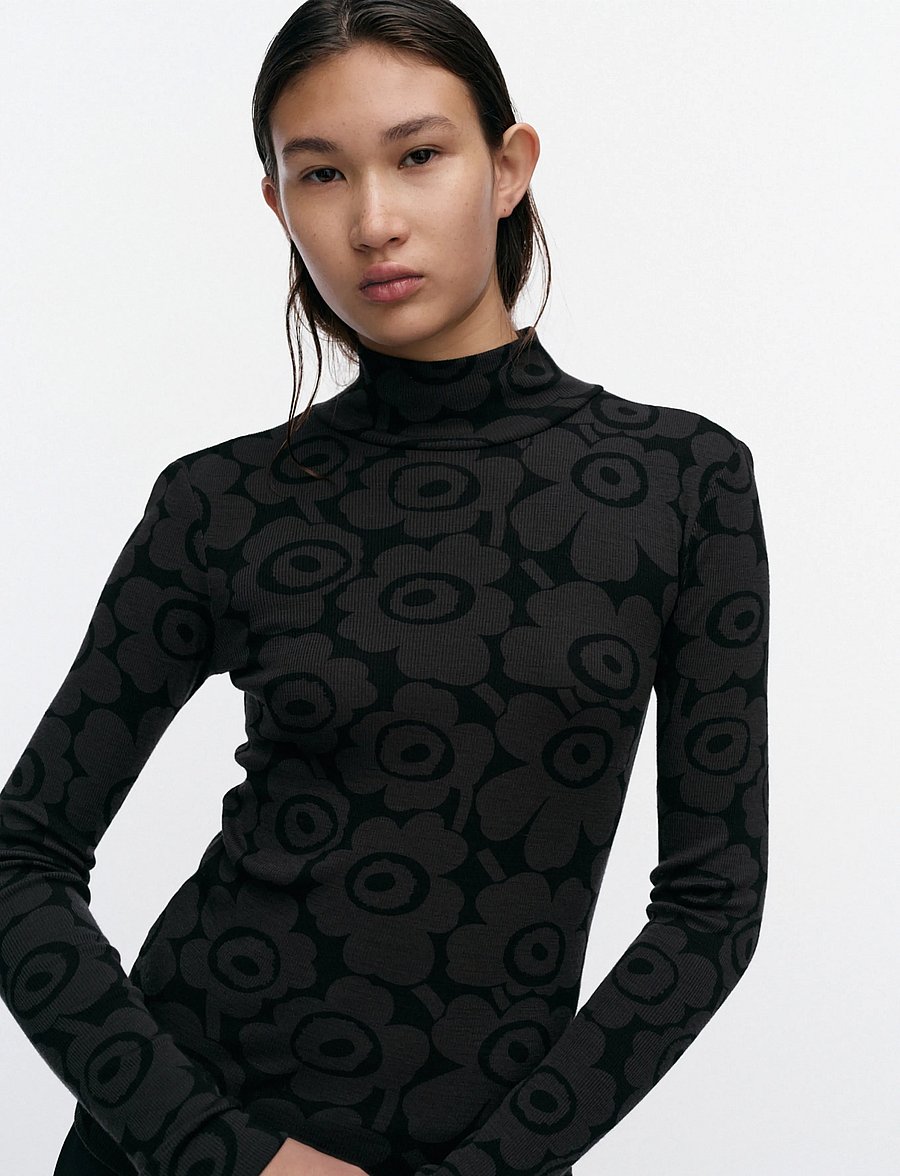 Marimekko - VILPOTUS UNIKKO - strikkegensere - black, dark grey - 3