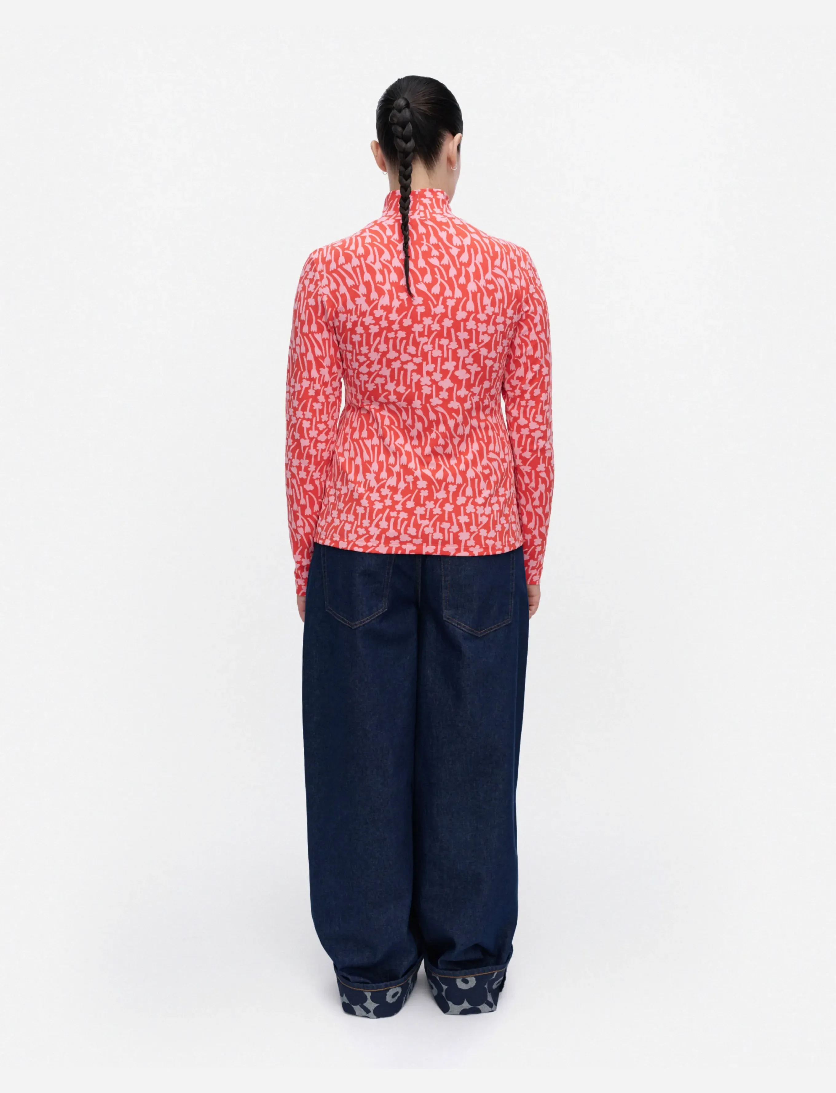 Marimekko - JÄKÄLÄ TUULAHDUS - red, rose - 4