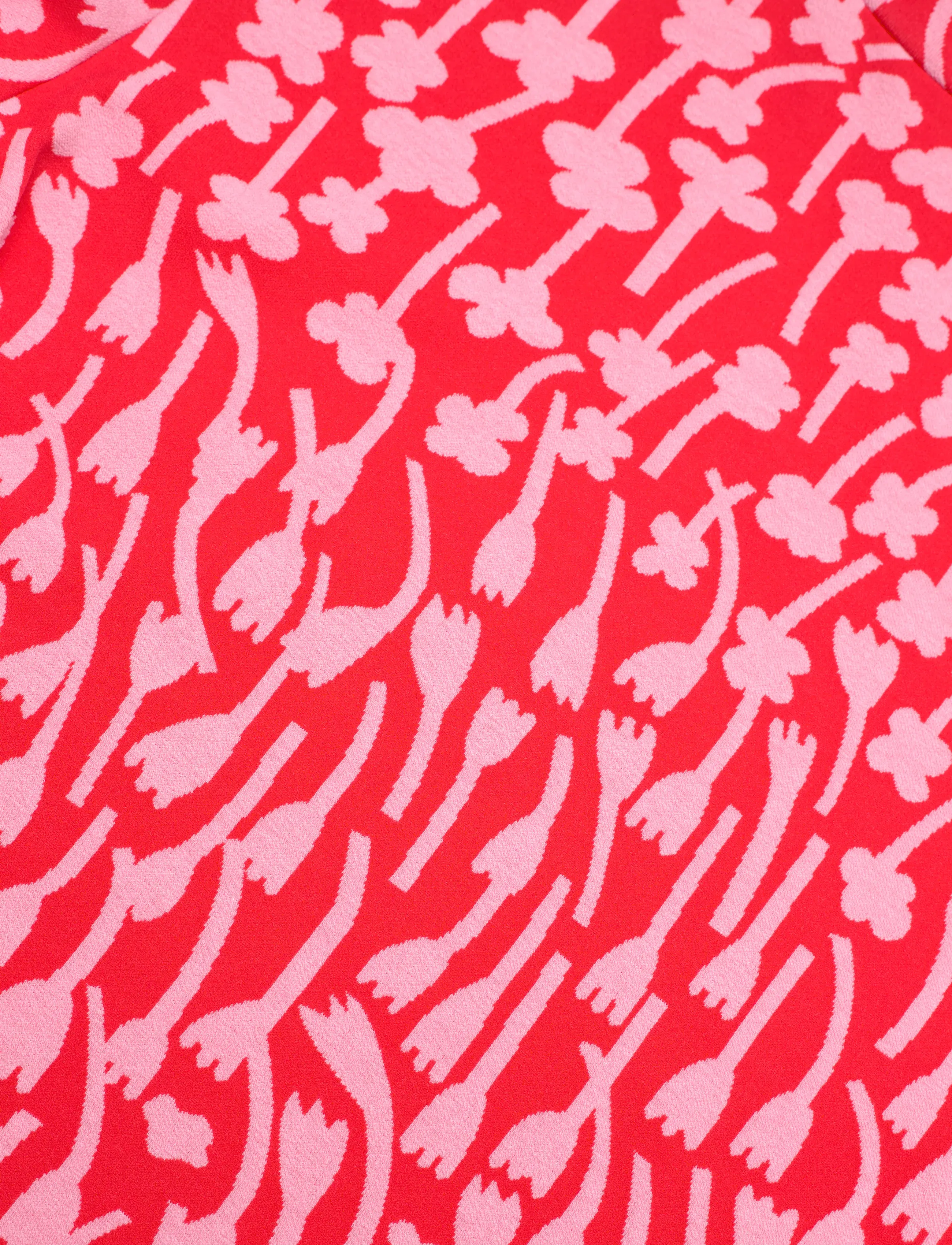 Marimekko - JÄKÄLÄ TUULAHDUS - red, rose - 5