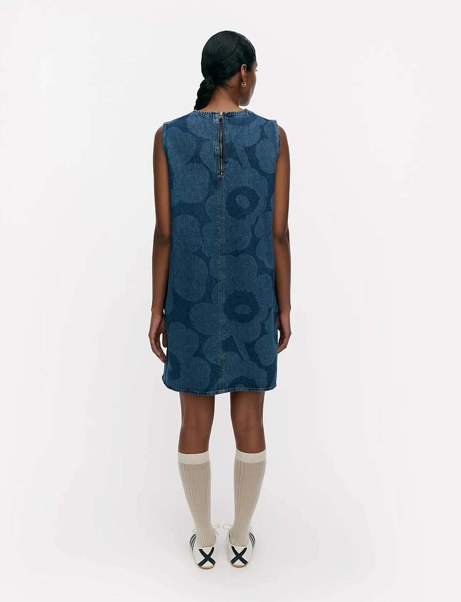Marimekko - MARIDENIM SOMASTI UNIKKO - jeanskleider - mid indigo - 3