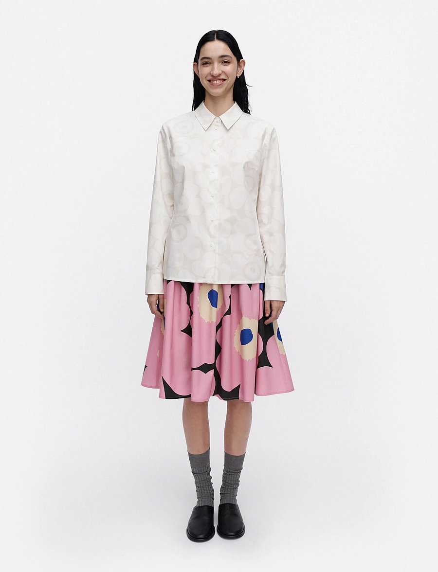 Marimekko - UUDESTAAN UNIKKO - off white, light grey - 0