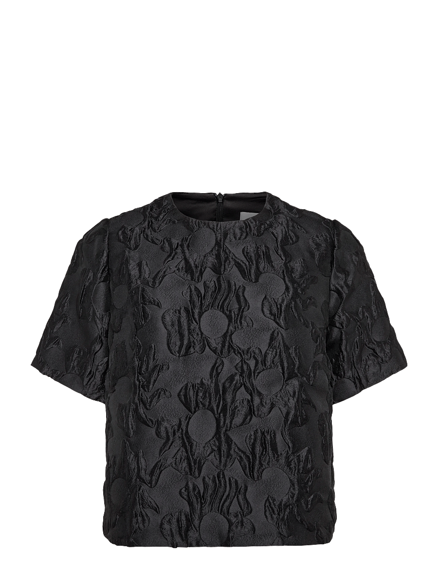 Marimekko - PAKKANEN LOSSI - kortærmede bluser - black - 0