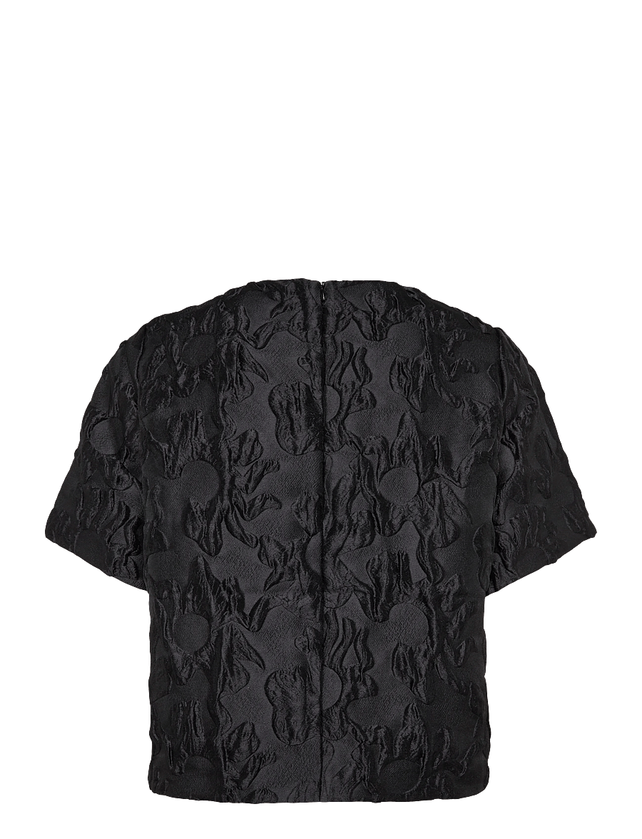 Marimekko - PAKKANEN LOSSI - kortærmede bluser - black - 1