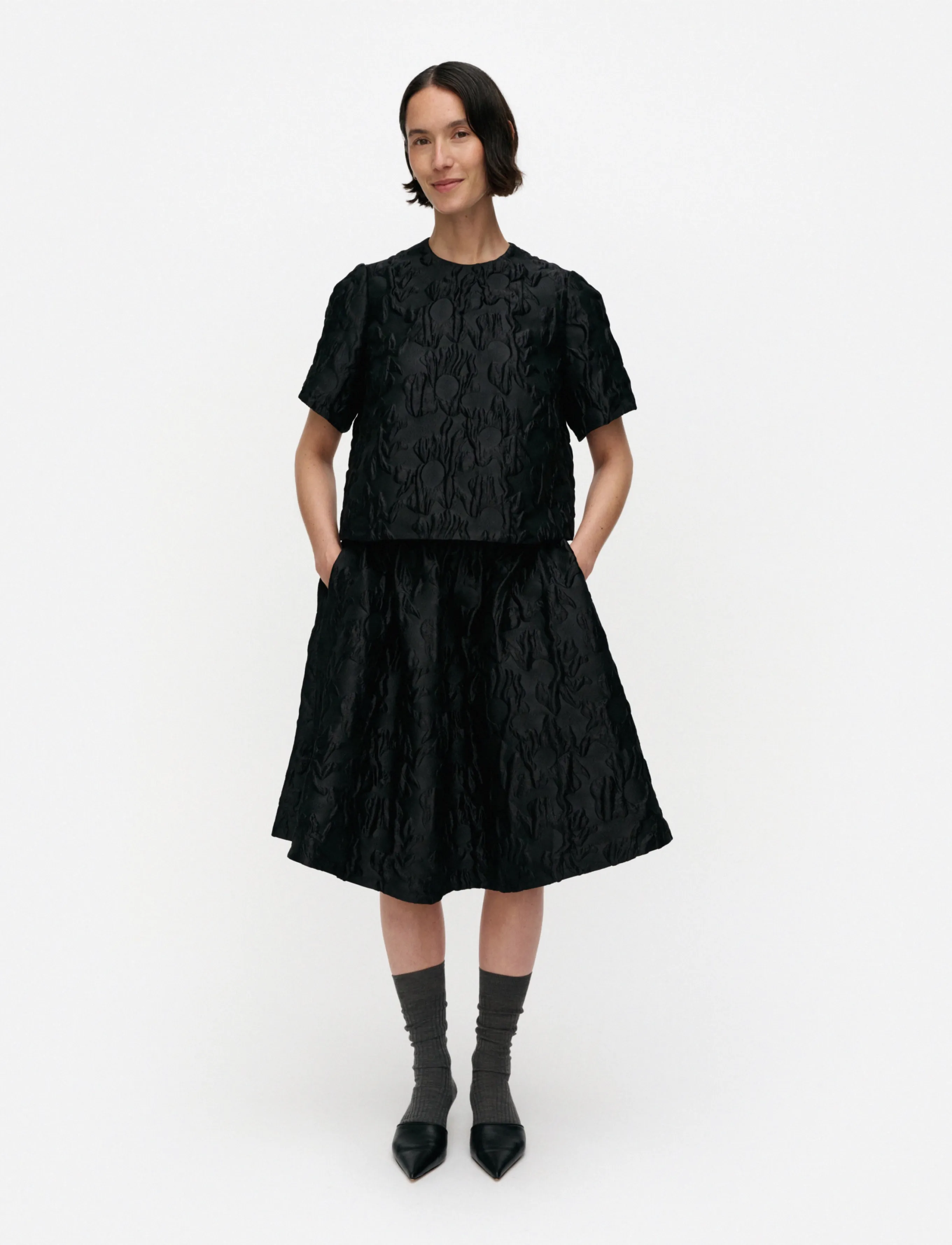 Marimekko - MUISTO LOSSI - korta kjolar - black - 0