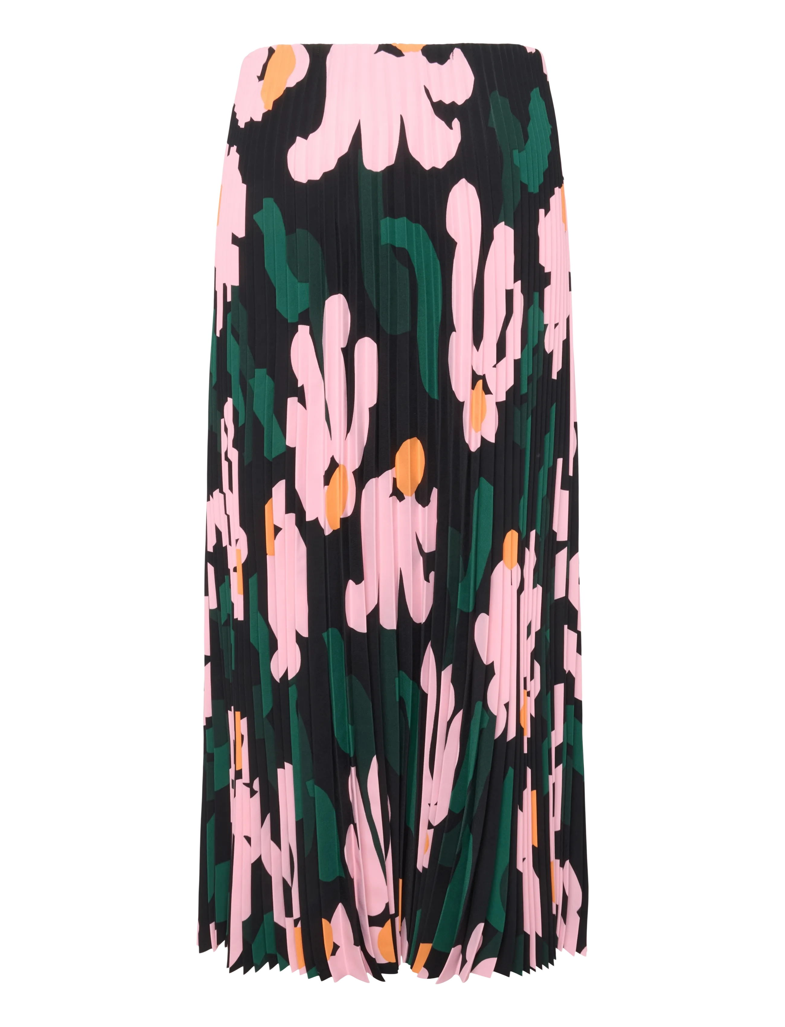 Marimekko - PII KUKKAHATTU - plisserade kjolar - black, light pink, dark green - 2