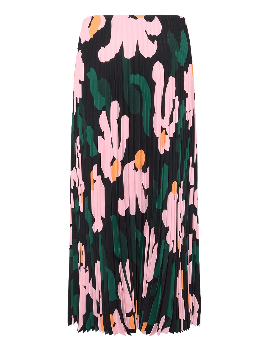 Marimekko - PII KUKKAHATTU - plisserade kjolar - black, light pink, dark green - 2
