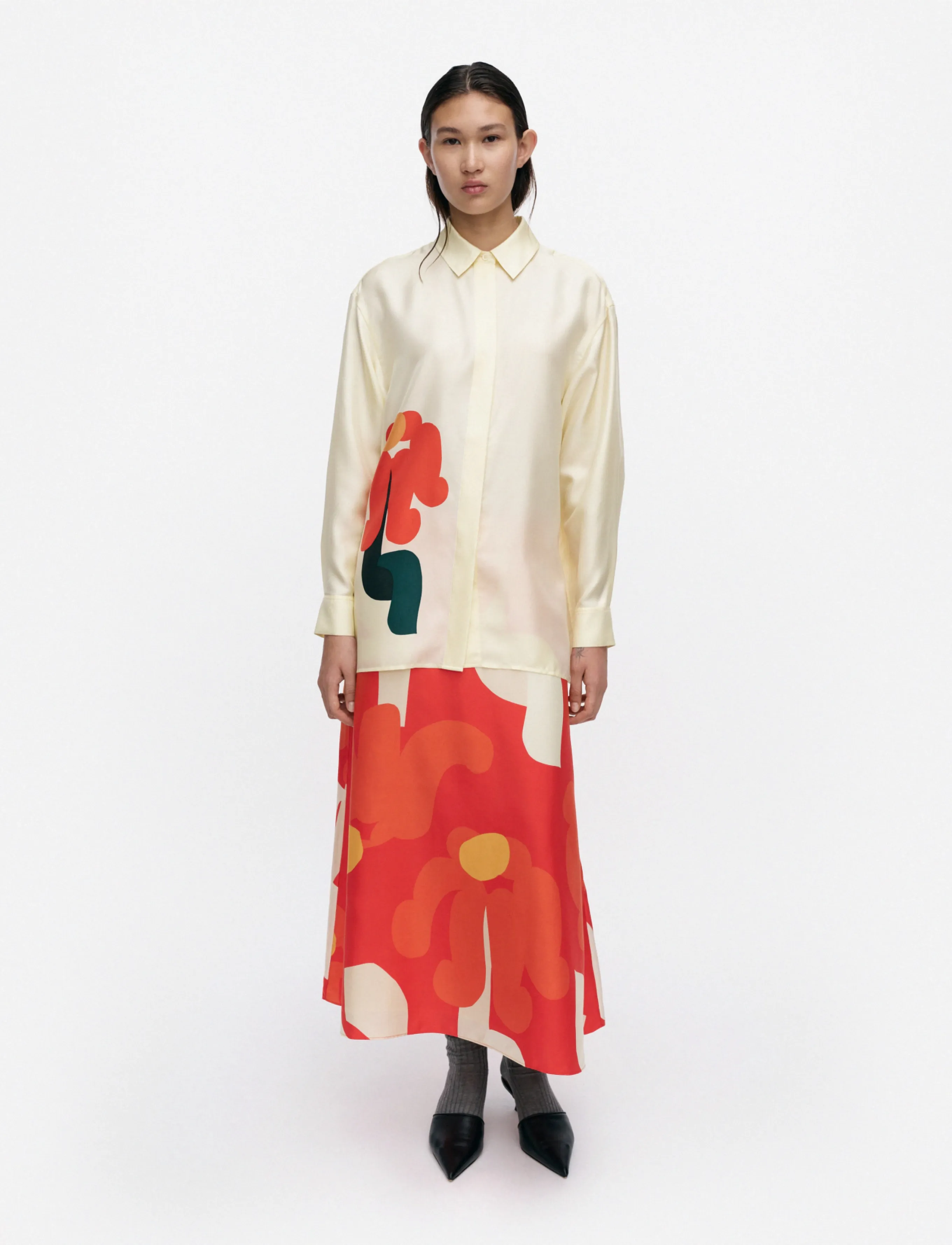 Marimekko KOOSTUMUS KUKKAHATTU - Marimekko - RED, LIGHT YELLOW, BEIGE / red