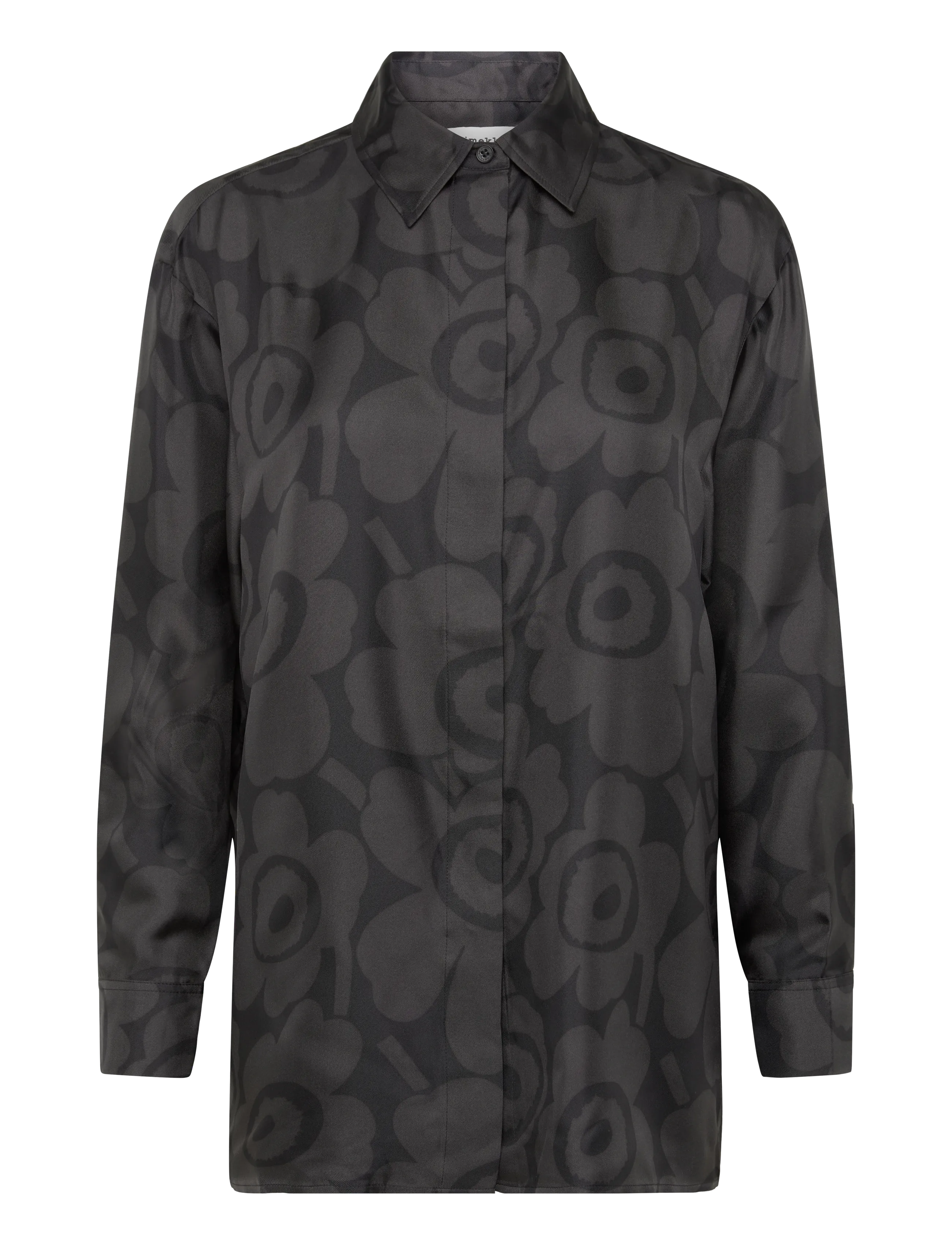Marimekko - MONESTI UNIKKO - black, dark grey - 1