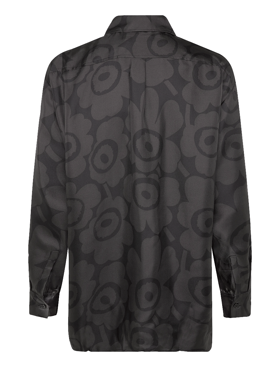 Marimekko - MONESTI UNIKKO - pikkade varrukatega särgid - black, dark grey - 2