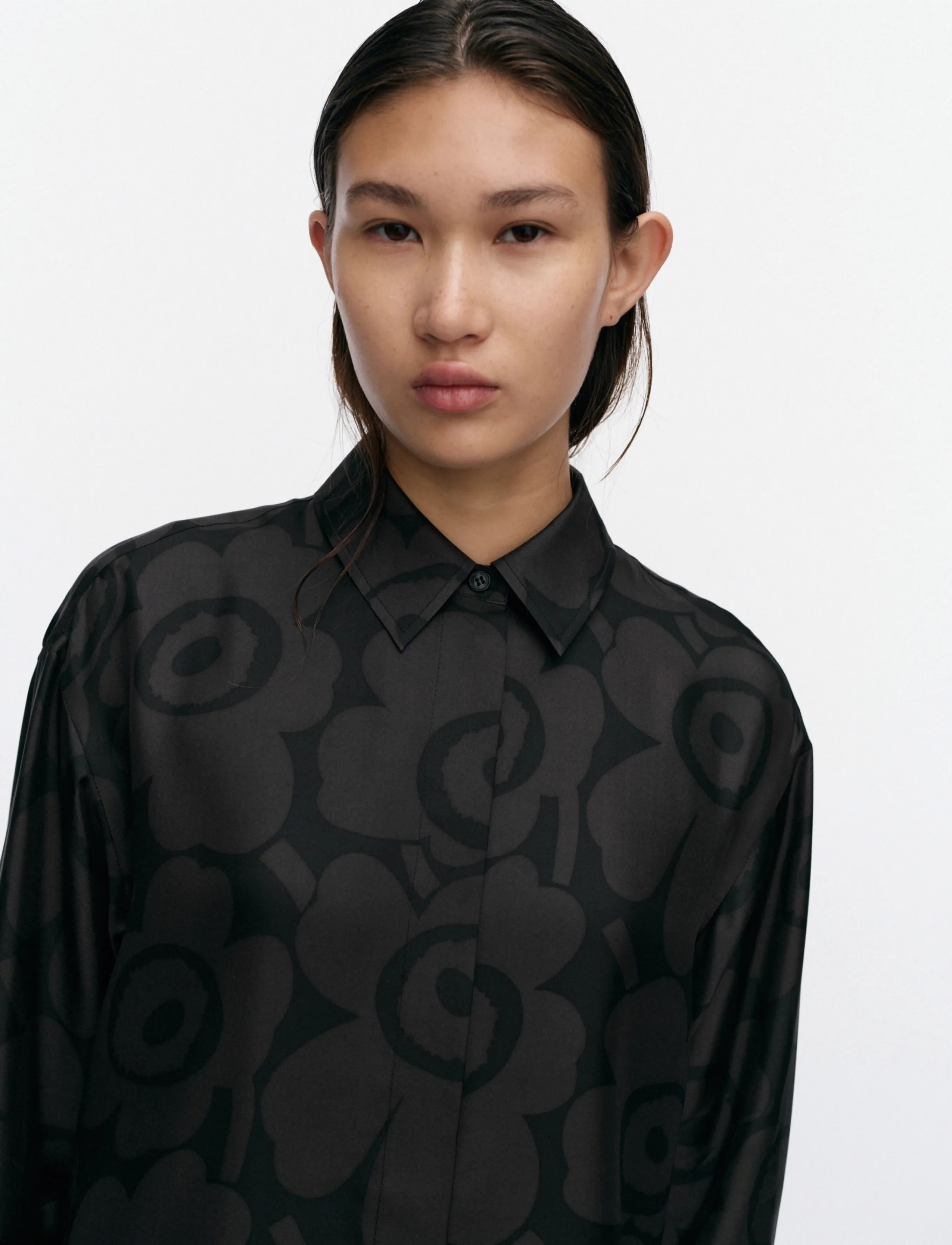 Marimekko - MONESTI UNIKKO - black, dark grey - 3